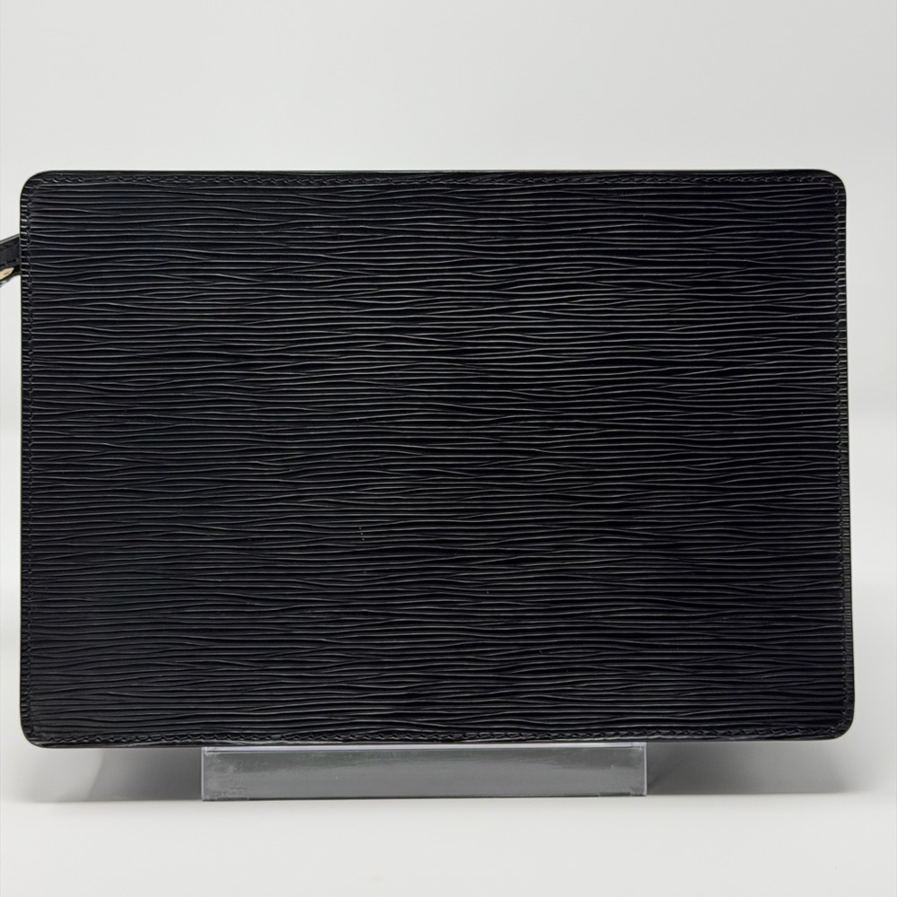 Louis Vuitton Epi Black Leather Clutch ~ Like New! SR0988 - Picture 2 of 10